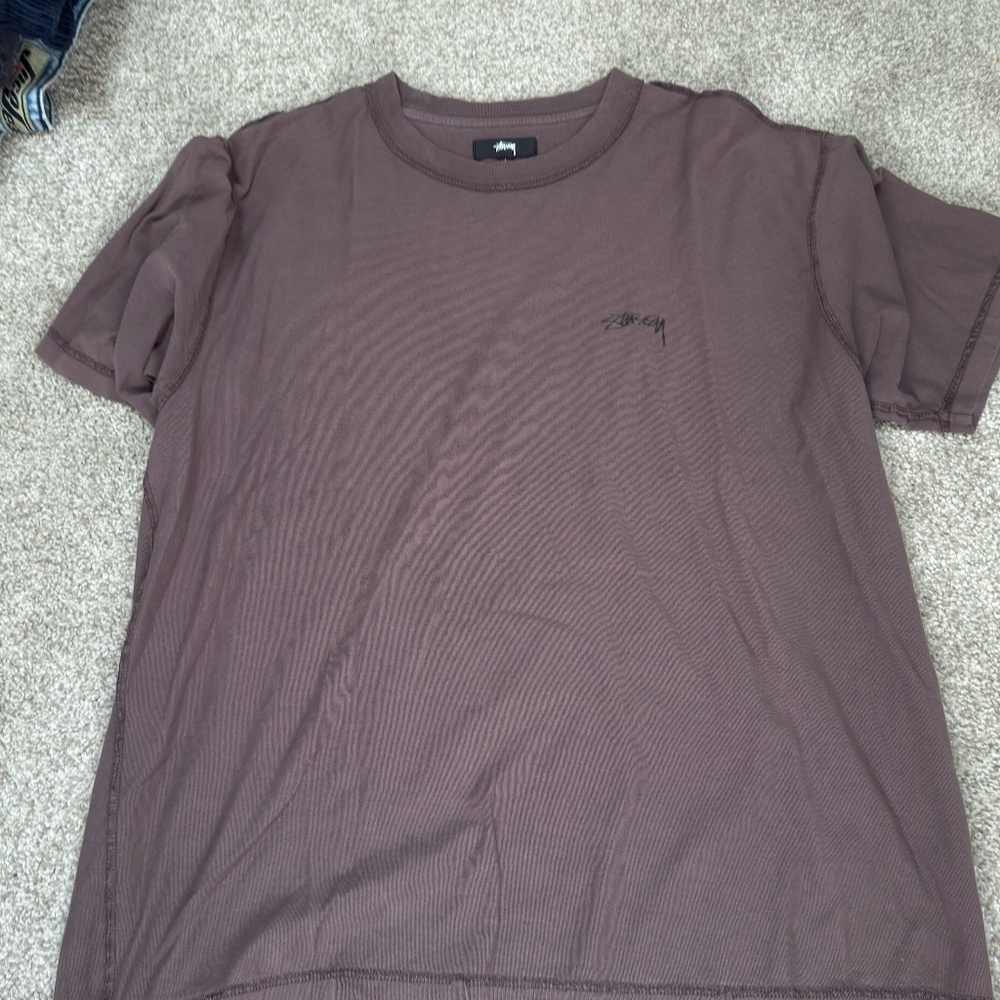Stussy Brown Short Sleeve Tee